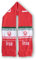 Sonia Originelli Fanartikel schöner Fan-Strickschal mit Fransen WM EM Fussball, Farbe: Iran