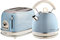 Ariete ARPK12 Retro Style Dome Kettle and 2 Slice Toaster Set, Vintage Design, Blue