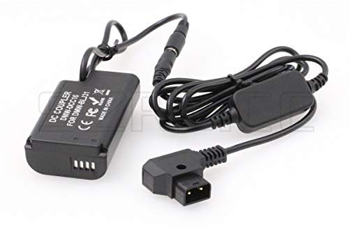 SZRMCC D-tap 2 Pin to DMW-BLJ31 Dummy Battery DMW-DCC16 DC Coupler for Panasonic Lumix S1 S1M S1R S1RM S1H