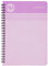NU: Notebooks - Cloud Pastels Range - A5 Lilac Notebook - Wirebound Notebook - 110 Pages
