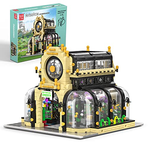 Mould King Klemmbausteine Haus Architektur Bausteine Bausatz mit LED-Leuchten