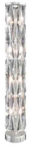 MAYTONI DECORATIVE LIGHTING Moderne Stehleuchte Puntes 8xE14 excl.aus Acryl Farbe Weiß und Edelstahl Chrom 60W für Küche, Schlafzimmer, Wohnzimmer, Esszimmer, Lobby
