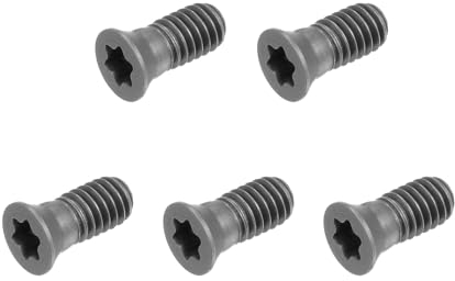 sourcing map 5Stk.M4 x 9 mm Torx-Kopf-Gewindestifte, 0,7 Steigung Karbonstahl-Innensechskantschraube