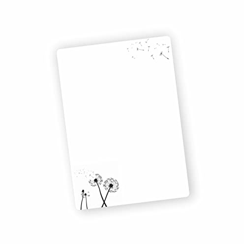 Briefpapier Pusteblume DIN A4 (100, Briefpapier einzeln)