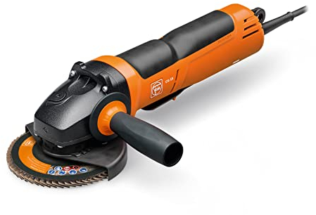 FEIN Compact-Winkelschleifer Ø 125 mm/Winkelschleifer Typ CG 15-125 BLP Inox (Schleifer für Schleif-, Trenn- und Entgratarbeiten für die Edelstahlbearbeitung) 72228560000