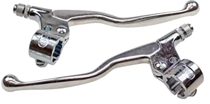 Kupplungshebel Bremshebel Satz Aluminium 22mm passend für Hercules K 50, Kreidler Florett, Zündapp GTS KS, Puch, DKW, Suzuki, Yamaha – Langlebige & Präzise Bedienung für Mofa Moped Mokick