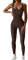 JN JANPRINT Jumpsuit Damen Kuschelig Sport Overall Eng Workout Bodysuit One Piece Tank Tops Strampler Gerippte Jumpsuits Sportanzug Einteiliger(Siegel Braun,M)