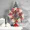 AINISIS Weihnachtsbaumkranzständer für Display, Tischplatte, verstellbarer Metallkranzhalter, freistehend, Kranzaufhänger für dekorative