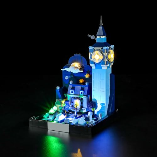 BRIKSMAX 43232 Led Licht für Lego Peter Pans & Wendys Flug über London - Compatible with Lego Disney Bausteinen Modell - Ohne Lego Set