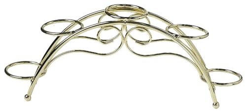 WNJZ Wunderschöner stabiler Metallkugel-Präsentationsständer aus Marmor Kristall Kugelhalter Globus Display Raum und Büro Dekor Ei Himmlisch (Gold 5 Kugeln Ständer A)