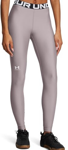 Under Armour HeatGear Authentics Damen-Leggings, Tetra Grey/White, M