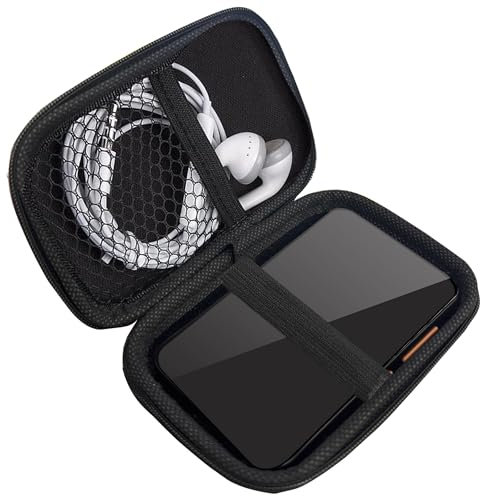 Blueshaweu MP3 Player Case for 4 Inch MP3 MP4 Player, Protective Case Compatible with AGPTEK T06s, Mechen H1 Pro, SWOFY M503, Luoran M4B etc. 4 Inch MP3 MP4 Player (Black)