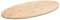 Mengtu Tischplatte Ersatztischplatte Holzplatte Schreibtischplatt Tischplatte Ersatztei für Esstisch Gartentisch 90x45x2,5 cm Massivholz Kiefer Oval Gartenmöbel
