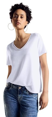 Damen T-Shirt in Leinenoptik
