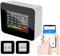 1 PCS Air Quality Monitor Indoor, 9-in-1 Air Quality Meters ABS+PP for CO,CO2,TVOC,HCHO,PM2.5,PM10 for House Kitchen and House
