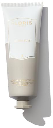 Floris London White Rose Hand Treatment Cream (75ml), Floral Fragrance | Enriched with Vitamins & Natural Oils, Luxury Choice Designed to Leave Skin Replenished & Protected