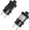 Cloudpower 2 Stück 31V Led Netzteil, Trafo Stecker für Weihnachtsbeleuchtung 3,6W LED Lichterkette Adapter Trafo Treiber IP44 Wasserdicht LED Stecker für Lichterkette Außen Steckernetzteil