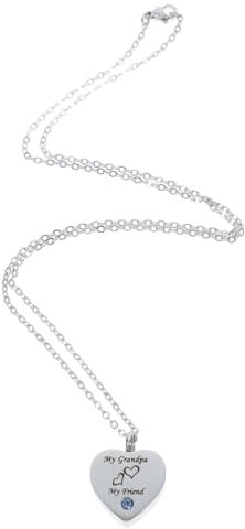 BESPORTBLE Asche-gedenkanhänger Herz-urne-Halskette Erinnerungsschmuck Urne Halskette Urnenkette Für Hunde Urnenketten Für Asche Für Frauen Herzanhänger Aus Edelstahl Rostfreier Stahl Silver