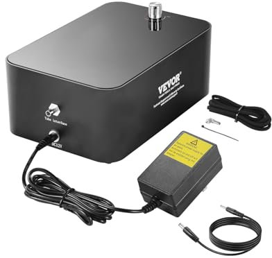 VEVOR Kit de Bomba de Asistencia de Aire para Cortadora y Grabadora Láser, Elimina Humo y Polvo, Reduce la Temperatura de la Superficie, Protege la Lente Láser, Flujo de Aire Ajustable de 50 L/min