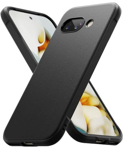 Ringke Onyx für Google Pixel 9a Hülle, [Griffig] rutschfest Anti-Fingerabdruck Stoßfest Kratzfest Passgenau Stilvoll Handyhülle mit Präzisen Kameraausschnitten - Black