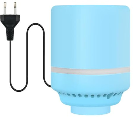 vicihoho Pompe à Air Électrique, Pompe à Vide Portable 220V 25W 4kPa - Compacte Efficace pour Rangement Vêtements Literie Aliments - Gain de Place Rapide Maison & Voyage(Bleu, 1 pièce)