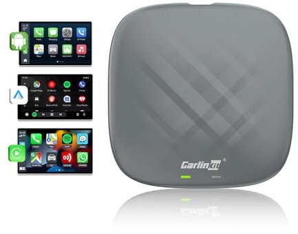 CarlinKit Multimedia 3 in1 AIBox Android 13.0 System Wireless CarPlay Adapter, für Autos mit Wired CarPlay/Android Auto, Unterstützung Netflix YouTube ect