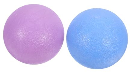 minkissy 2 Stück-pack Massageball aus Tpe Kleiner Fitnessball Yoga Trainingsball zur Myofaszialen Entspannung von Muskelverhärtungen für Fußmassage