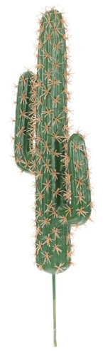 MUELODSIC Cactus Artificiel sans Pot Décoratif 46 Cm Modèle Petit 3 Branches PVC Réaliste Décoration Intérieure Bureau Salon Jardin