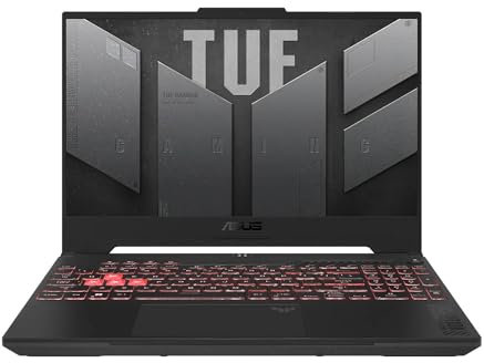 ASUS TUF A15 | 15,6 FHD 144Hz | AMD Ryzen 7 7435HS | RAM: 16GB (DDR5) | SSD: 2TB | NVIDIA RTX 4050 | beleuchtete RGB Tastatur | Windows 11 Pro #mit Notebooktasche