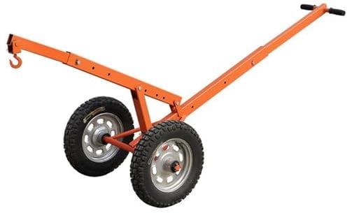 WPWSDWMX Stahl-Hebewagen, Deckelheber mit 40 cm Luftreifen, Ergonomischer Wagen zum Heben Schwerer Schachtdeckel und Steine