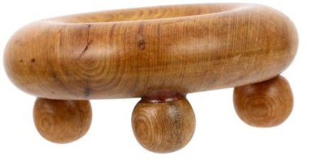 VERDANVERSE Gua Sha Massagegerät Körpermassagegerät der Durchblutung Braunes Kunststoff Material für Reise und Entspannung Am Körper und Armen