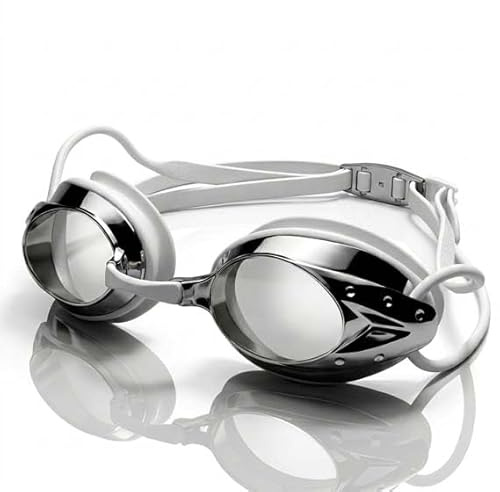 PHELRENA Swimming Goggles, Professional Swim Goggles Anti Fog UV Protection No Leaking for Adult Men Women Kids