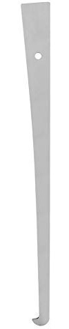 Leva per Apicoltura in Acciaio Inossidabile, Gancio a Forma J con Raschietto, 31cm, Argento, Attrezzatura Professionale