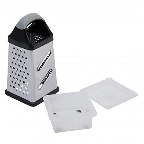grattugia quadrata axentia con contenitore di raccolta circa 21 cm