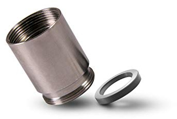 Alb Filter GEWINDEADAPTER M22 IG auf AG Verlängerung 30 mm Edelstahl | Verlängerungsstück M22 IG auf AG 30 mm für Wasserhahn, Edelstahl, Made in Germany