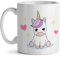 Kadoo Regalos Taza Personalizada Infantil Unicornio Con Nombre