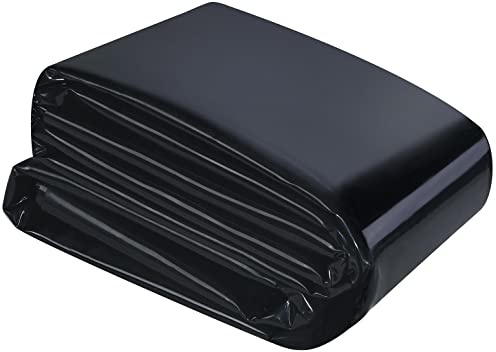UWIOFF 10 x 13 FT Pond Liner, 20 Mil Pond Liners for Outdoor Ponds, Black Fish Pond HDPE Liner for Koi Ponds, Streams Fountains and Garden Waterfall