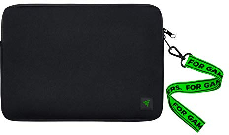 Razer Neoprene Sleeve V2 - For Notebooks and Laptops up to 13.3 Inches (Robust Outside and Softly Padded Inside, Tailor-Made for the Razer Blade Stealth 13) Black