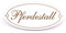 Schild Türschild Oval - Pferdestall - selbstklebend Pferd Dekoschild 15x7cm