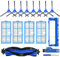Filter-Set für Rollenbürsten, für Goovi 1600PA D380 D382, Coredy R3500 R3500S R550(R500+) R650 R600 R700 R750, iMartine C800 D900C, DeenKee DK600, Bagot) te BG600 Saugroboter.