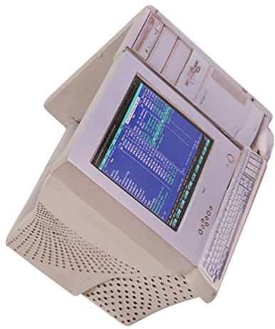 Amosfun Kreativer Blumentopf Vintage Computer Figur Kunstharz Sukkulenten T?pfchen Beton für Kaktus Topf Miniaturpflanzen Dekoration Zuhause Büro Innen Drau?en Garten Rechte