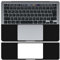 Vaxson 2 Pièces Film Protecteur, compatible avec Lenovo IdeaPad Duet Chromebook 10.1 Clavier Pavé Tactile Keyboard Touchpad Trackpad Protector Peau Couverture [pas en Coque Case ]