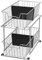 Simple Houseware 2-stufiger Schrank-Drahtkorb-Schubladen-Organizer, Grau