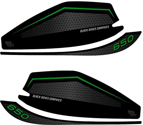 Adesivi Resinati 3D Protezione Paramani Compatibili con Kawasaki Versys 650 2017-2020…