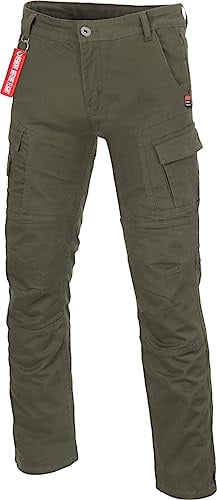 Büse Fargo Motorrad Textilhose, oliv, 52