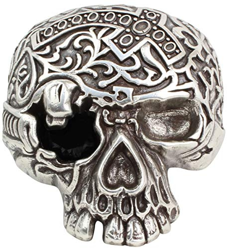 BELTINGER Gürtelschnalle Black Death 4,0 cm | Buckle Wechselschließe Gürtelschließe 40mm Massiv | Wechselgürtel bis 4cm