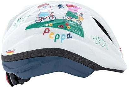 Bike Fashion Unisex Jugend Peppa Pig Helm, Weiß, M