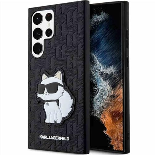Karl Lagerfeld Hardcase Hülle Cover Saffiano Monogram Choupette für Samsung Gala