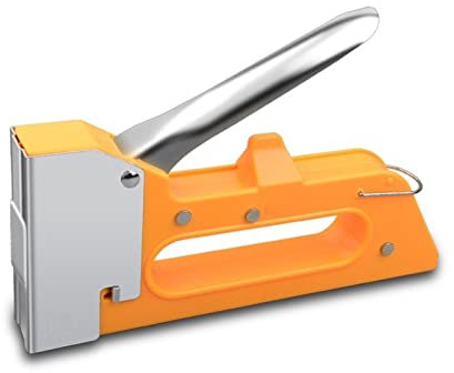 LERORA Framing Nailer Manual three-purpose nail gun code nail gun woodworking pneumatic U-shaped nail T-shaped door nail gun tool (Color : Nero, Size : 1)