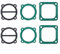 ARMYJY Lot de 2 joints 3 en 1 pour compresseurs d'air, culasse, base, plaque de soupape, rondelles, compresseurs d'air
